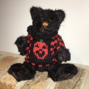 Boyds Bears plush black cat Inky Caterwall Retired